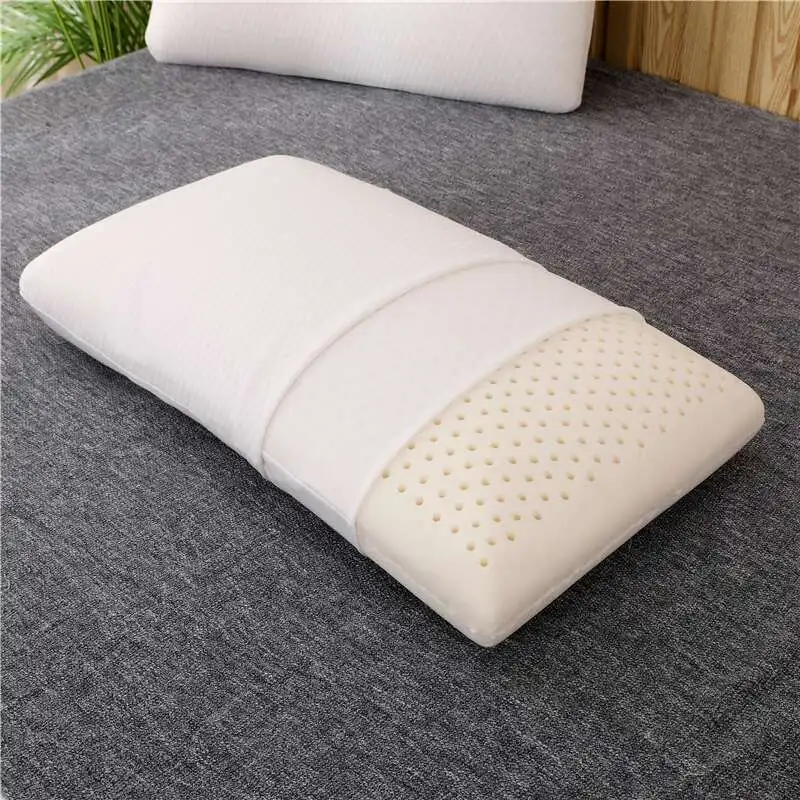 Girl's Latex Pillow Thailand Pure Natural Memory Travel Pillow Neck Protect Vertebrae Health Care Orthopedic Pillow Slow Rebound