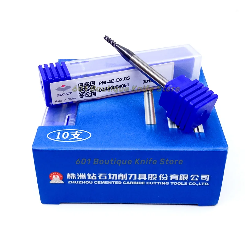 

ZCC CT PM-4E PM-4E-D1.0S/1.5S/2.0S/2.5S/3.0S/3.5S/4.0S solid tungsten carbide end mill 4 flute square