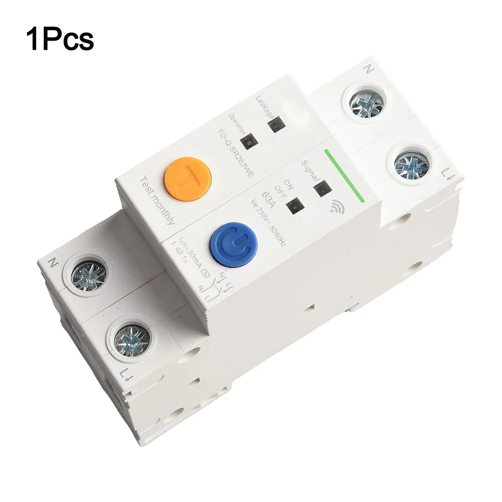 For Ewelink APP WIFI Smart Circuit Breaker 2P 63A DIN Rail Smart Switch Remote Remote Control By Mobile Phone Circuit Breaker