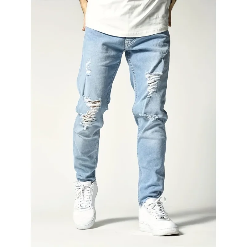 

Джинсы Прямые брюки Slim Fit Стиль Slim Fit Джинсы Мужская одежда Джинсовые мешковатые брюки Джинсовые шорты Y2k Одежда Мужские летние брюки