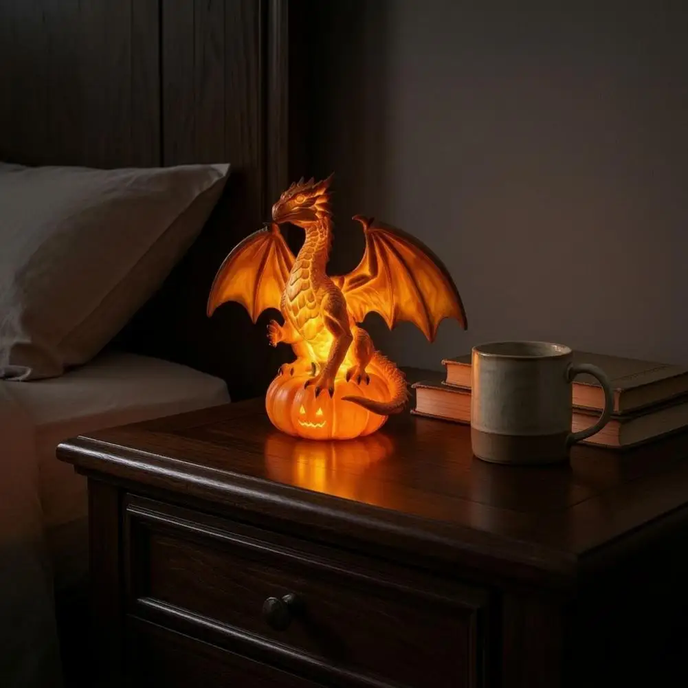 luz-decorativa-para-dormitorio-lampara-solar-de-jardin-con-forma-de-dragon-estatua-de-calabaza-adorno-de-fantasia-decoracion-de-halloween-para-exteriores-dragon-Unico