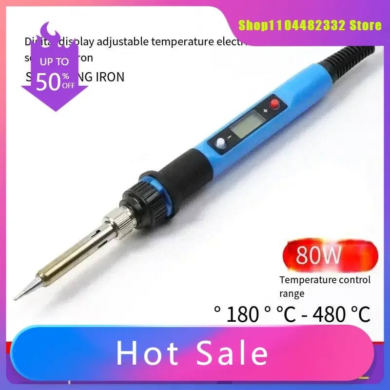 

H X Shop Store--Export Model Digital Display Adjustable Temperature Soldering Iron Guitar Repair