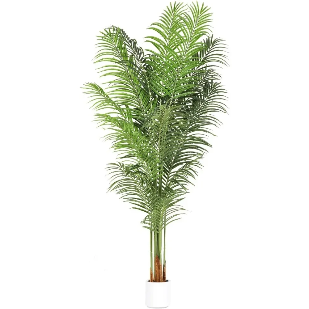 

Artificial Palm Tree 7.2Ft Tall Fake Potted Plant Faux Silk Green Large Artificial Plants for Office Home Outdoor Decor