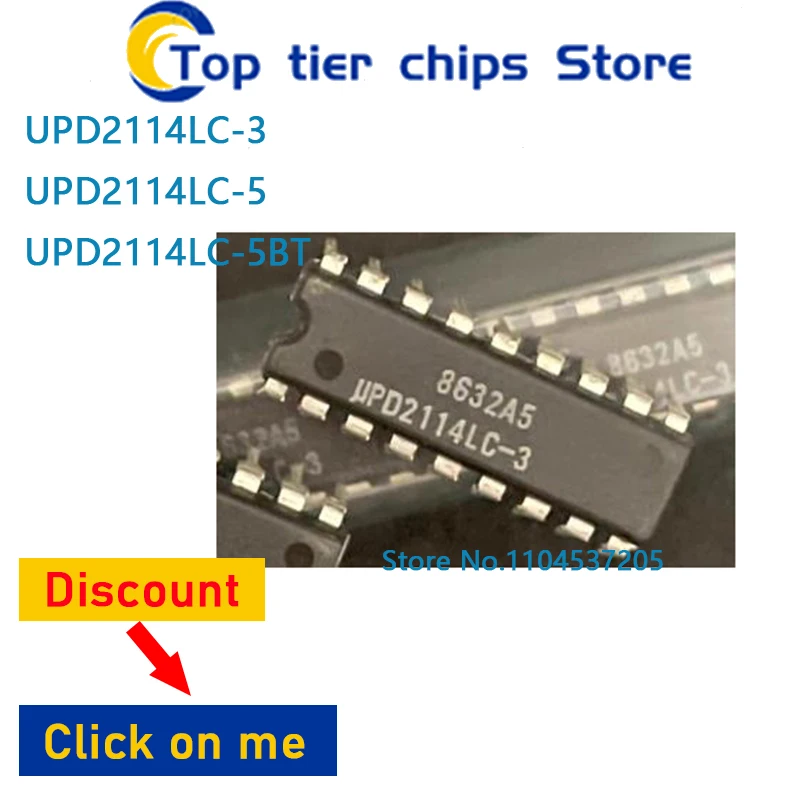 10PCS/LOT  UPD2114LC-3 UPD2114LC-5 UPD2114LC-5BT DIP18 100% NEW
