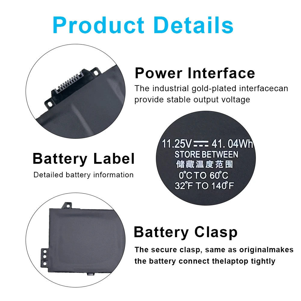 AE03XL Laptop Battery For HP 240 245 246 250 255 256 G10 Series 14-EE 14-EP 14-EM 15-FC Series AE03041XL N20951-171 HSTNN-OB3E