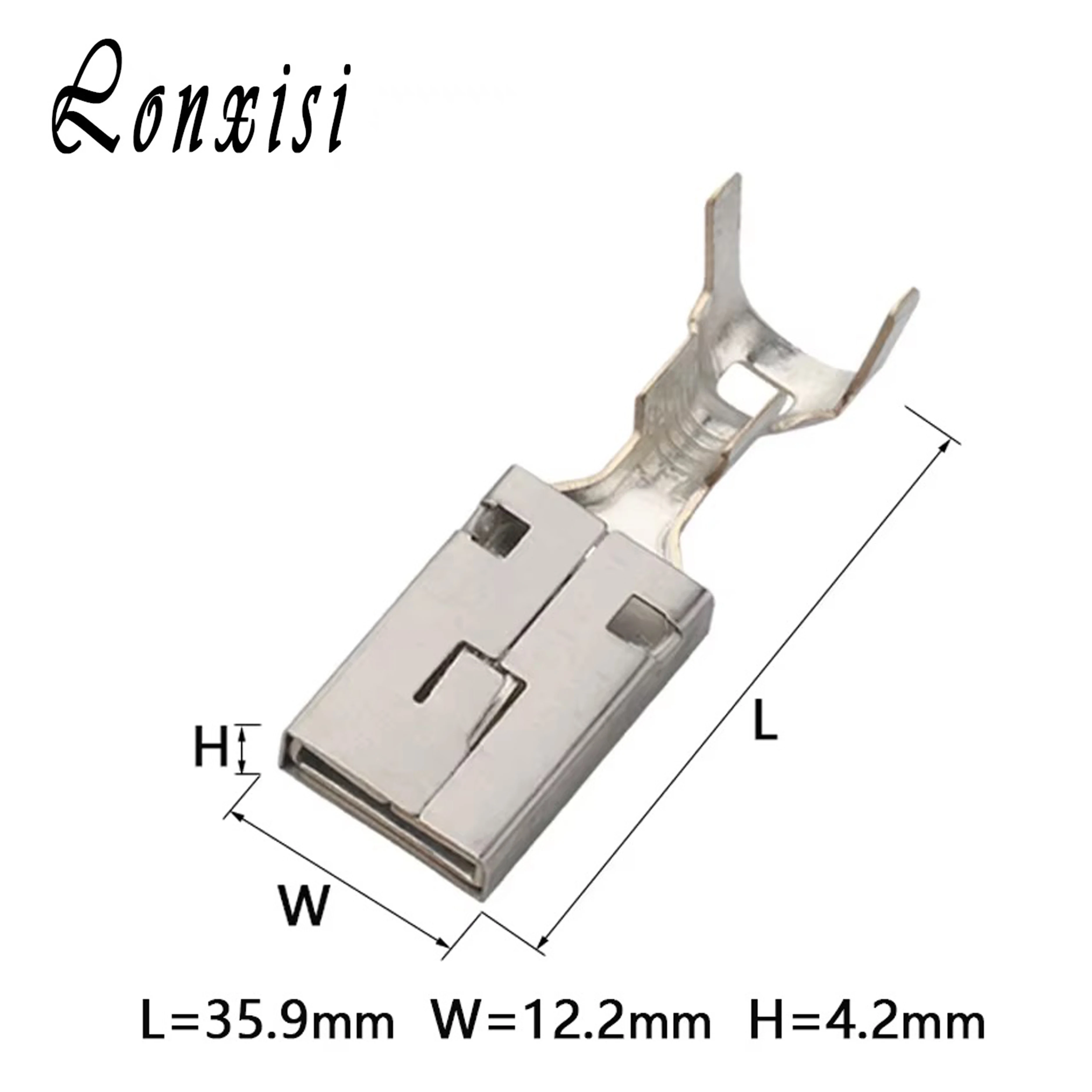 

5/10/20/50 Pcs 9.5mm Car Spring Plug High Current High Power Copper Wiring Terminal For VW DJ6228A-E9.5×1.2E