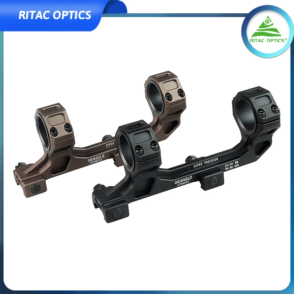 Tactical 25.4mm 30mm Bubble Level Hunting Rifle Scope Mount Red Dot Sight Base Bracket Double Ring Weaver Picatinny Rail