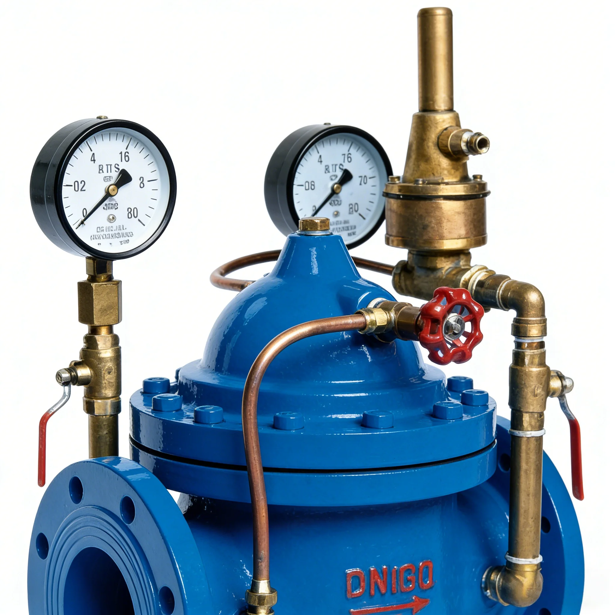 Type Manual Differential Pressure Bypass Valve Hydraulic Water Pressure Regulating Control Valve