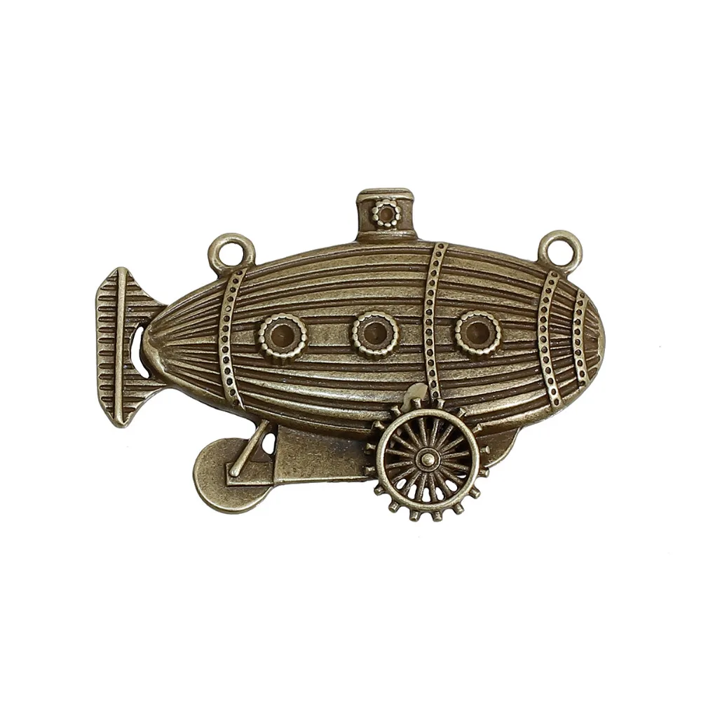 Zawieszki do telefonu w stylu Steampunk 49mm x 33mm,2 szt.