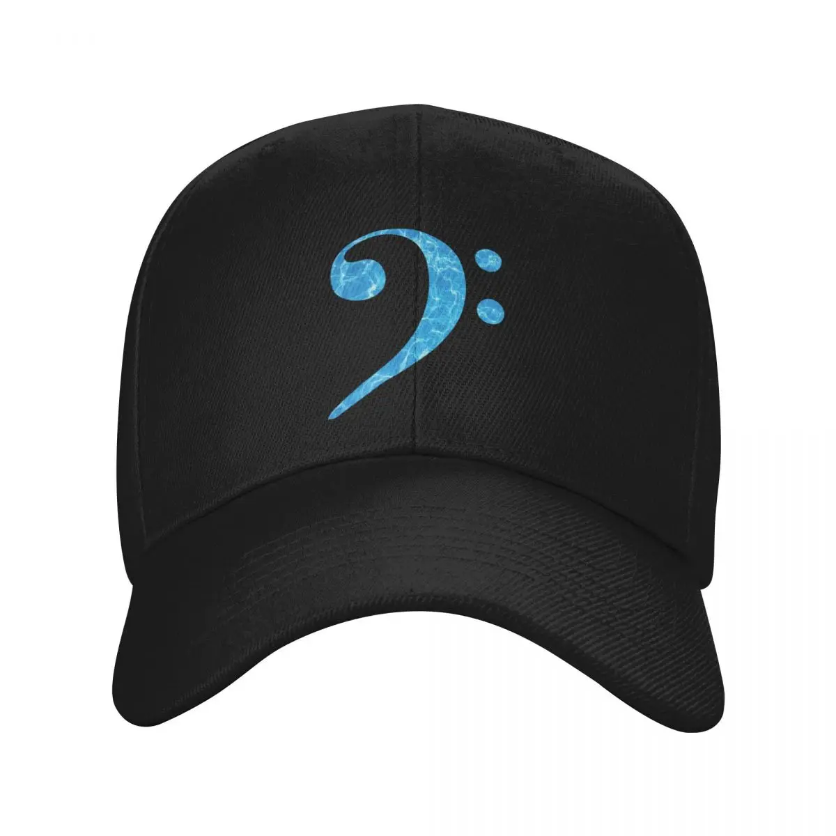 Bass Clef-Bass Player-Bass Guitarist Watercolor Ocean Sea Baseball Cap Luxury Hat Kids Hat Uv Protection Solar Hat Ladies Men's