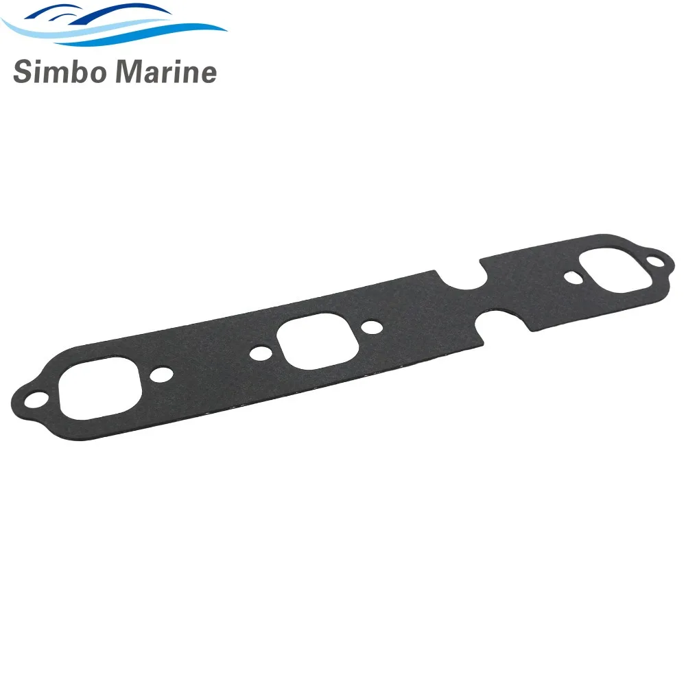 2 pcs Exhaust Manifold Gasket for Volvo Penta 3853412 for OMC V6 fits MerCruiser 4.3 Replace 27-99757 8M0215011 9-61421 32170 image 3