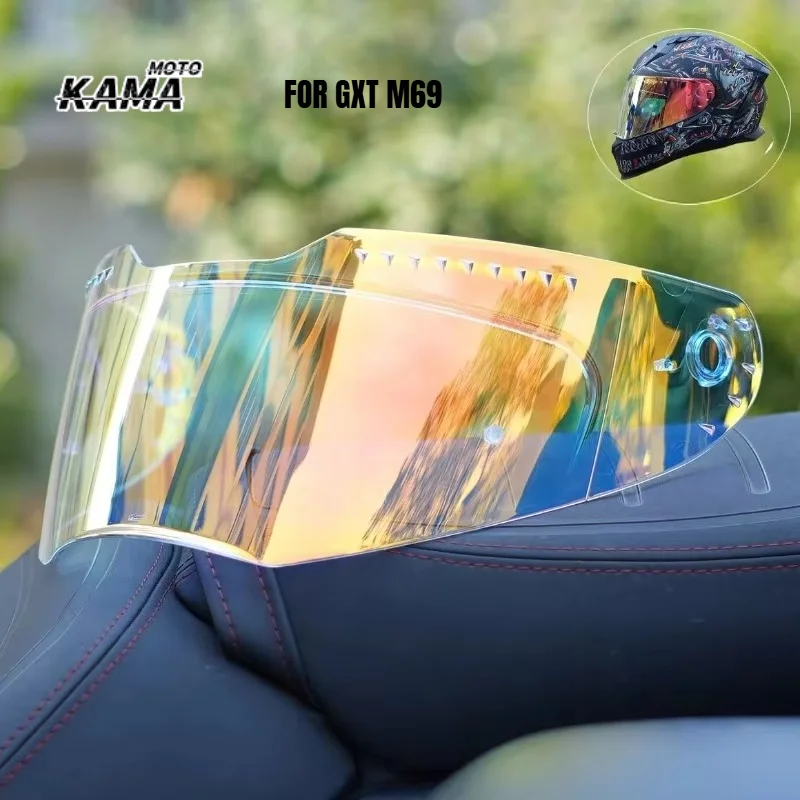 Motorcycle Full Face Helmet Visor Motocross Racing Helmet Visors One size JUST fit for GXT M69
