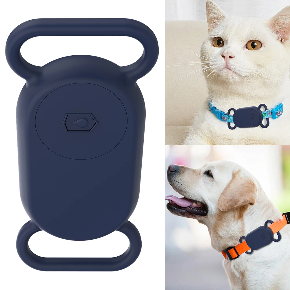 Silicone Case Waterproof Dog Collar Holder Protective Case Anti-Drop Finder Sleeve Accessories Anti-Scratch for Galaxy SmartTag2