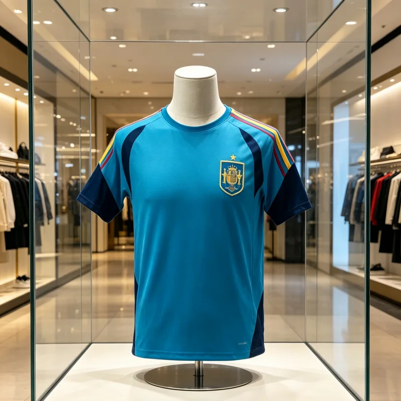 2026 Spain  Comfortable Sports Football 3D Printed T-shirt Sweat Wicking and Quick Drying Family Matching Family Matching Top