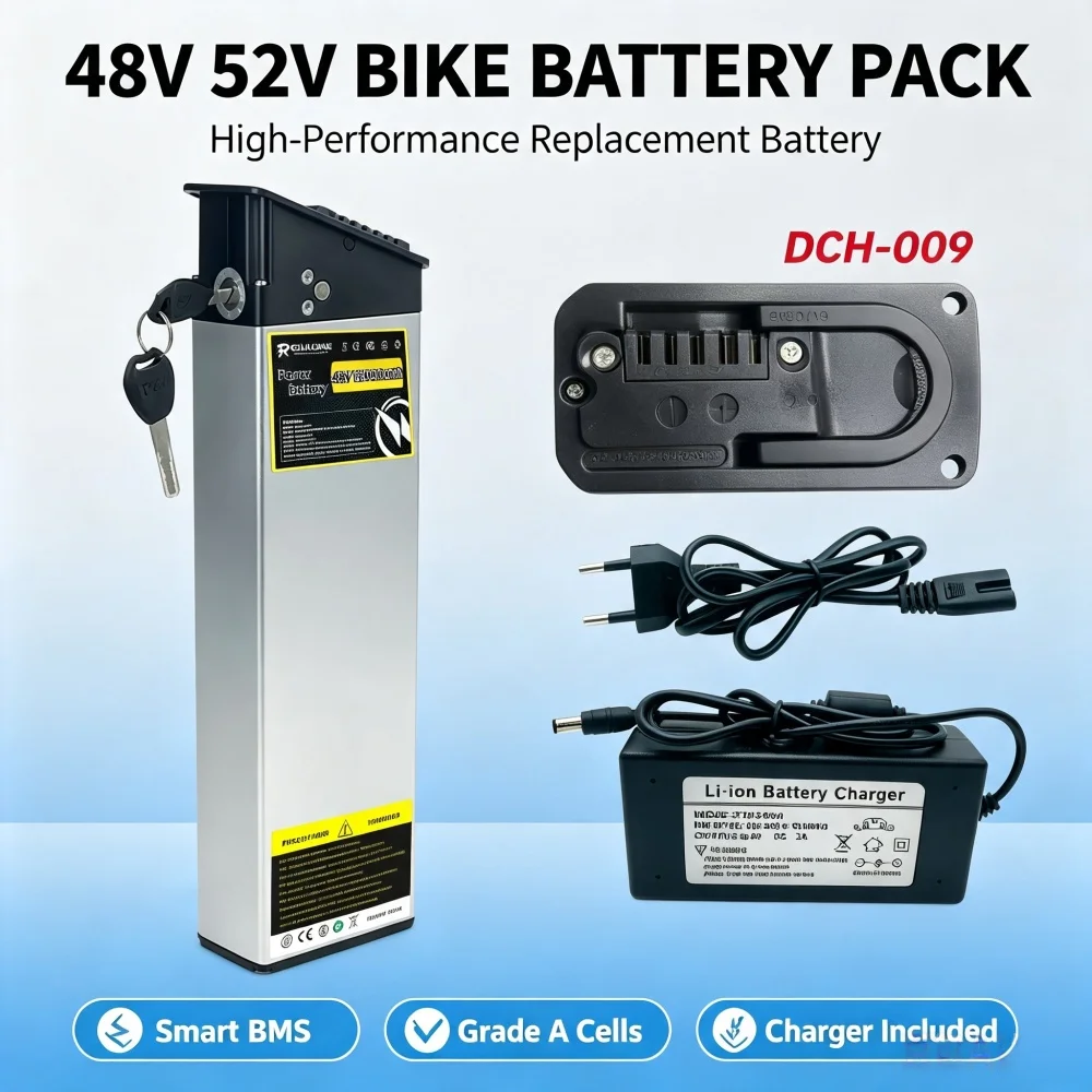 DCH-009 Replacement Battery 48V 17.5Ah 16Ah 13Ah for 2022 New Engwe EP-2 Pro Engine Pro Upgraded Version For MATE X Bike Battery