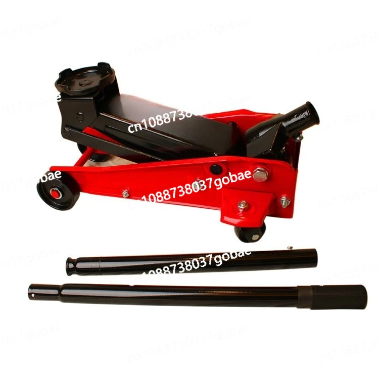 Horizontal jack hydraulic car with hand crank for tire 2.5 ton car