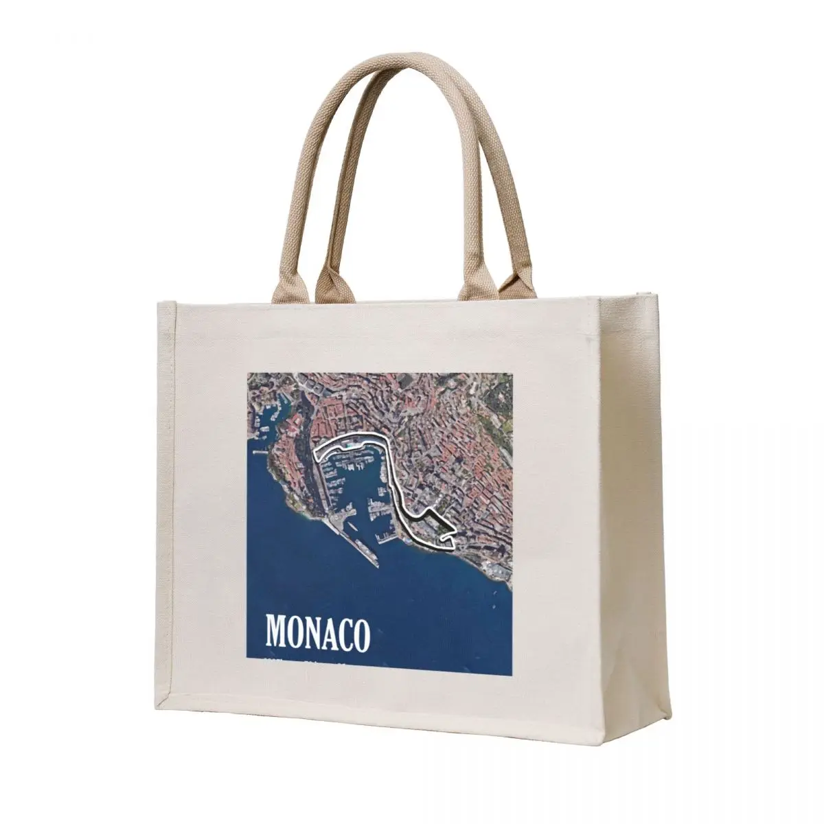

Monaco GP poster. Tote Bag tote bags cloth bags Big bag women reusable shopping bag