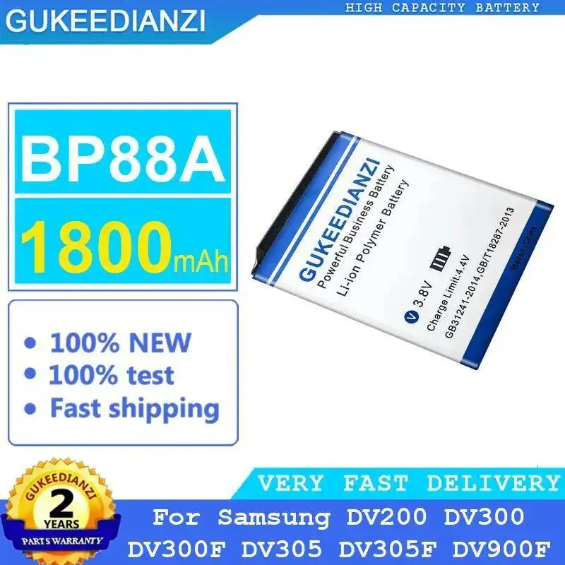 

BP88A Premium Replacement For Samsung DV200 DV300 DV300F DV305 DV305F DV900F 1800Mah Durable Camera Battery