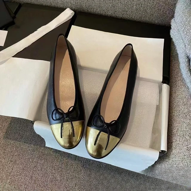 Women Ballet Shoes Bow Flat-soled Single Shoes Round Head Lazy Shoes Ladies Casual Shoes 7