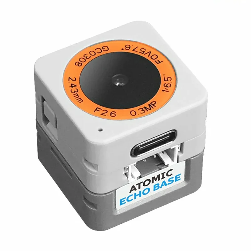 ABKQ-Programmable Controller ESP32-S3 Atoms3r-CAM AI Chatbot Kit Voice Base Visual Assistant With Camera