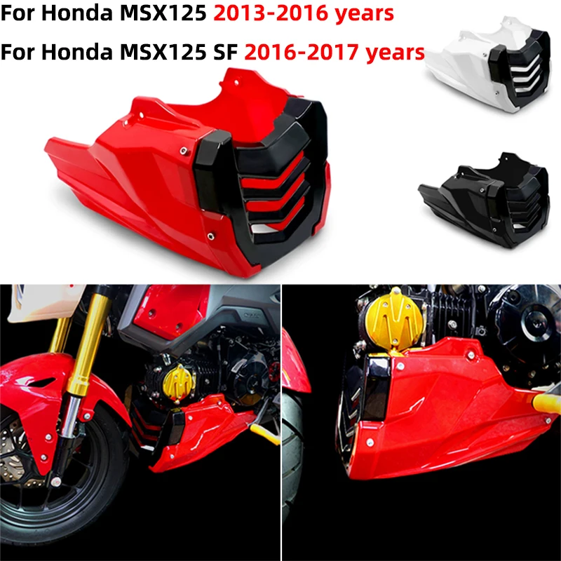 

Motorcycle Accessory Engine Protection Board ABS Lower Guide Cover Lower Surround Protection Cover For Honda MSX125 MSX125SF