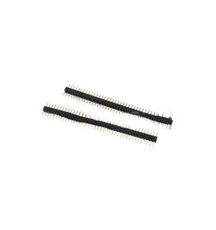 1.27MM Pitch Single Row Pin Length 7.2MM 1*40P Straight Plug Pin Gold-Plated Full Copper