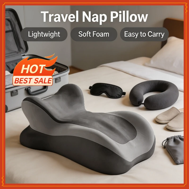 Wedge Shape Memory Foam Pillow Ergonomic Neck Leg Rest Support Cushion Comfort Pain Relief For Reading Phone Using Relax On Bed