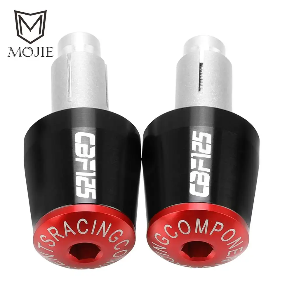 Motorcycles Handlebar Grips Cap Weight PartsAnti Vibration Silder Plug Ends FOR HONDA CBF125 CBF500 CB600S CBF 125 CBF 500 600