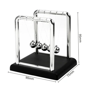 Newton's Cradle Table Decoration Metal Pendulum Ball Ball Steel Ball Newton Physics Science Pendulo 8 Main Sales Office Decoration - №5