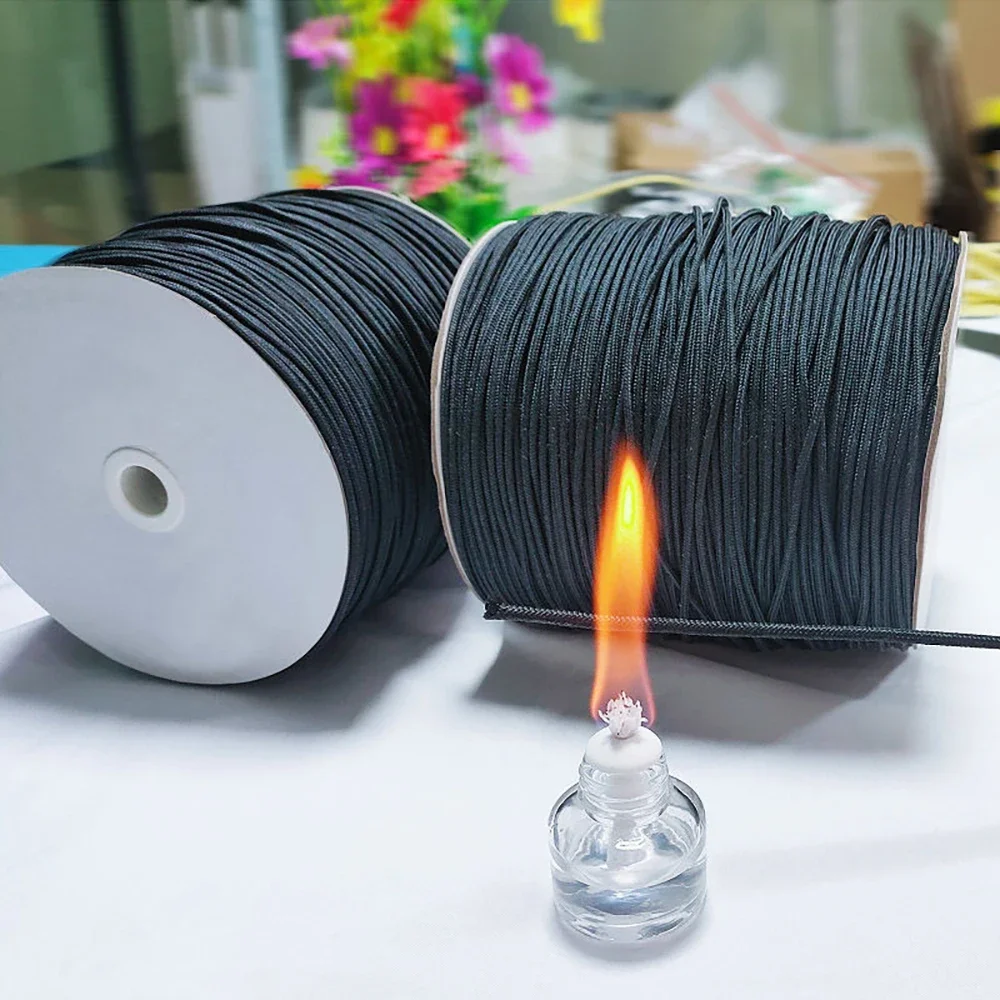 10M High Temperature Resistant Fire High Strength Aramid Thread Flame Retardant Anti-Scalding Heat Insulation Rope 0.5-3mm