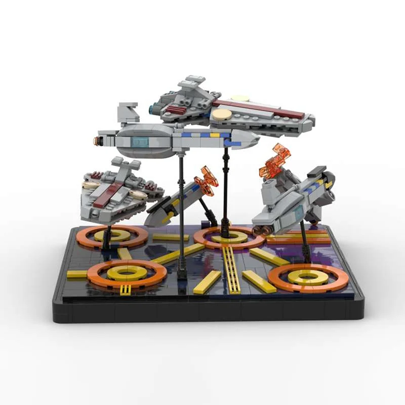 961pcs MOC Battle Coruscant Micro Venator Star Model Building Christmas gift blocks toy Construction Assemble DIY idea Kids