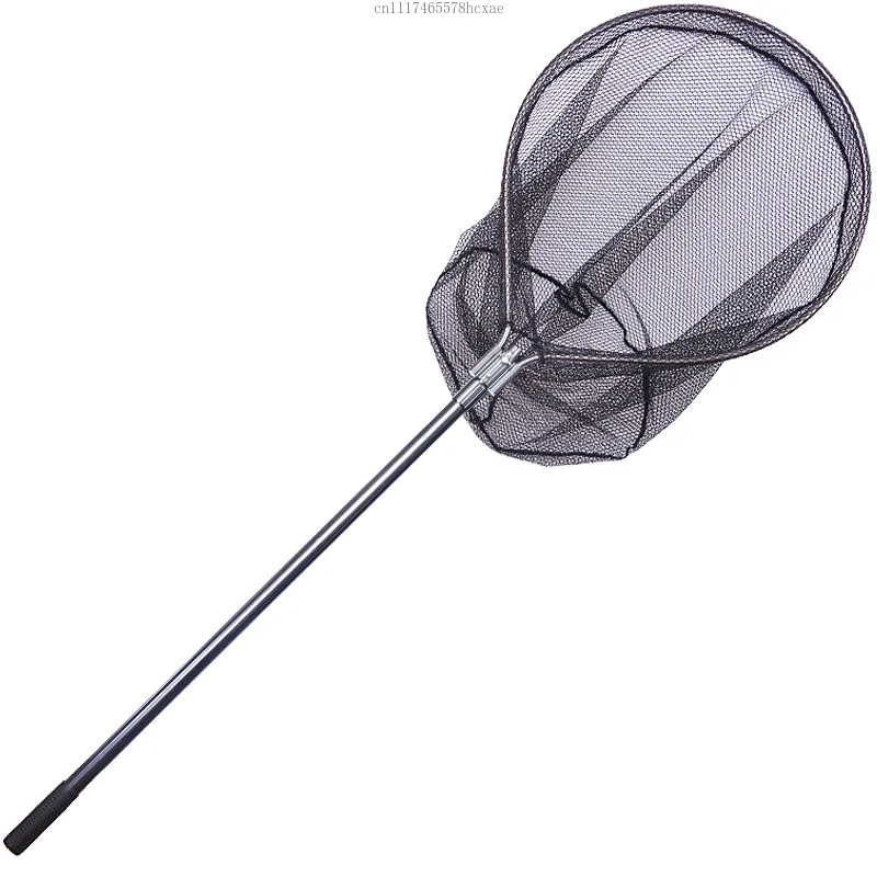 Large Object Giant Fish Fishing Net Anti-hanging and Retractable Ultra-light Ultra-hard Bold Aluminum Alloy Copying Net