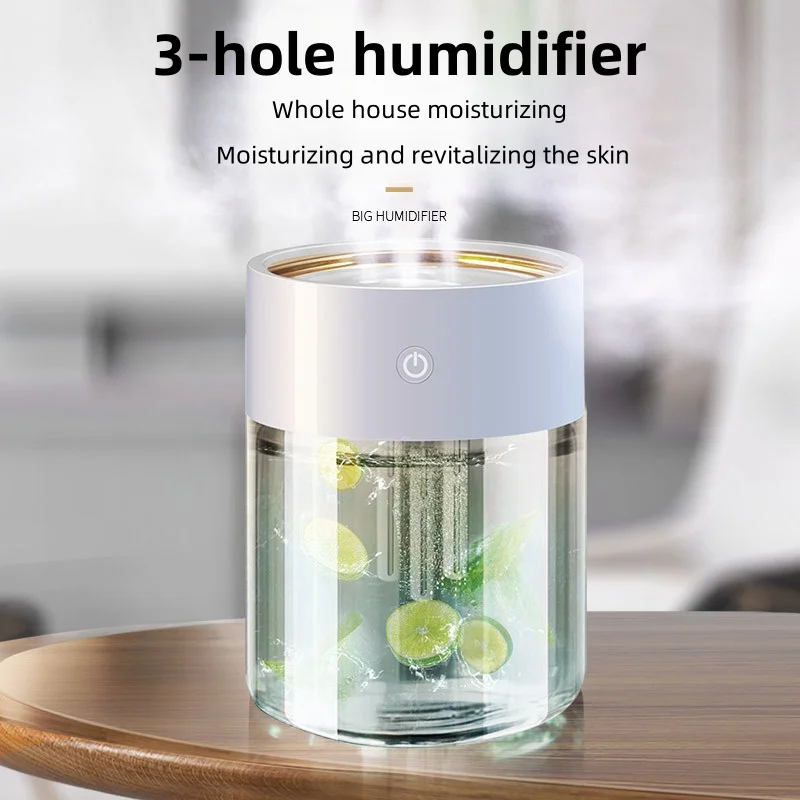 Household bedroom high fog humidifier USB office desktop silent portable car atomization air purifier