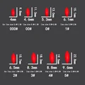 size 2 red A