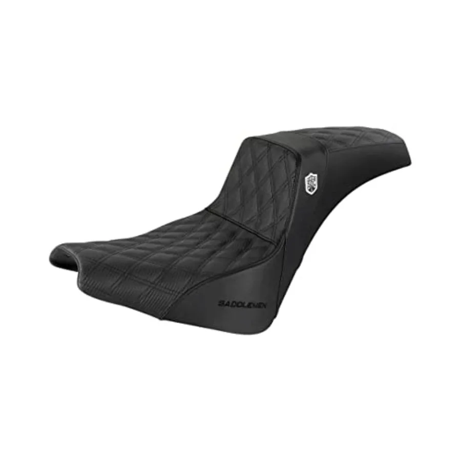 

Performance Pro Series motorcycle seat for 20-21 Harley FXST2 Gripper,black vinyl with black stitching, enhanced grip and comfo