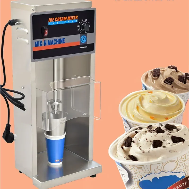 10000rpm Milkshake Machine Frozen Dessert Mixer Soft Ice Cream Mixer Blizzard Machine Smoothie Shops Ice Cream Shop Equipment