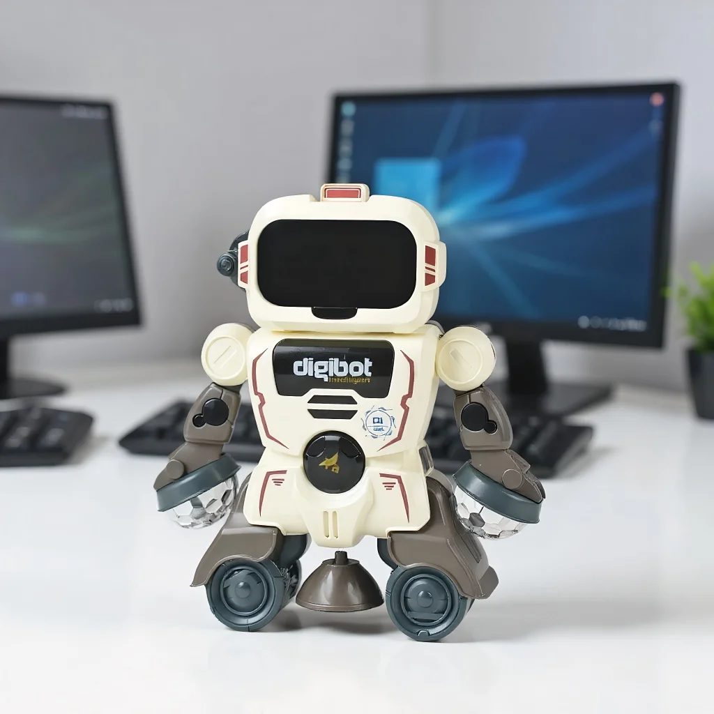 

Dancing Robot Toy for Kids - Musical Swinging Robot with Colorful Flashing Lights & Interactive Play