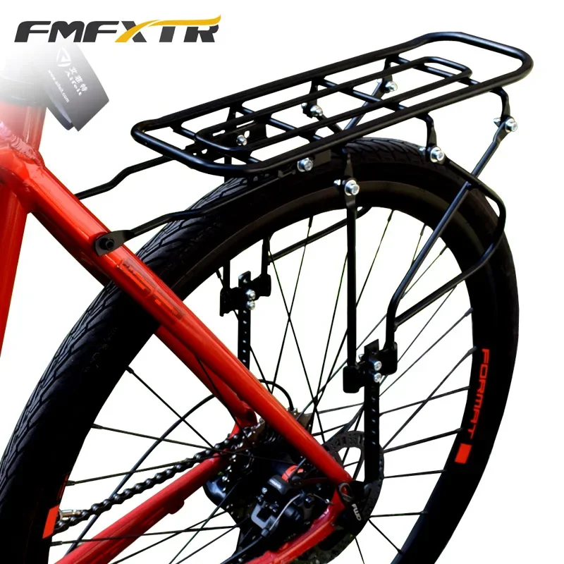 

FMFXTR mountain bike back hanger steel can carry 100kg bicycle back shelf folding removable shelf bicycle parts