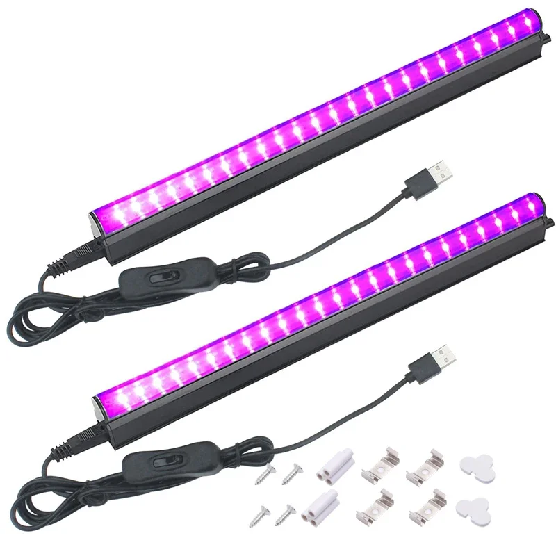 

Black Light Tube 5W USB UV LED Black Light Lamp 395 nm Black Light Bar Light Effect Party Light Stage Lighting with Switch