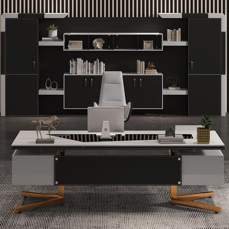 Computer Desks Gaming Desk Executive Office Desktop Furniture Room Multifunction Home Multifunctional Offices Seating Organizer
