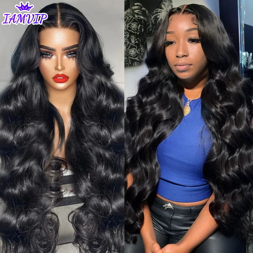 

13x6 13x4 Lace Front 30 40 Inch Brazilian 250 Density Body Wave Wig Human Hair Pre Plucked HD Lace Frontal Wigs Wear To Go Wigs