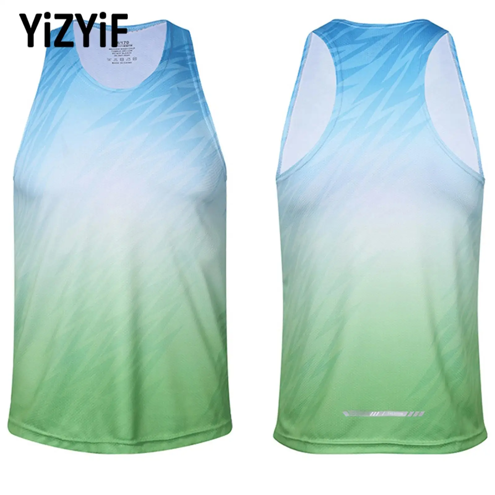 

Men Breathable Contrast Color Workout Sports Tank Top Basketball Soccer Uniform Sleeveless Athletic Vest Running Cycling Clothes