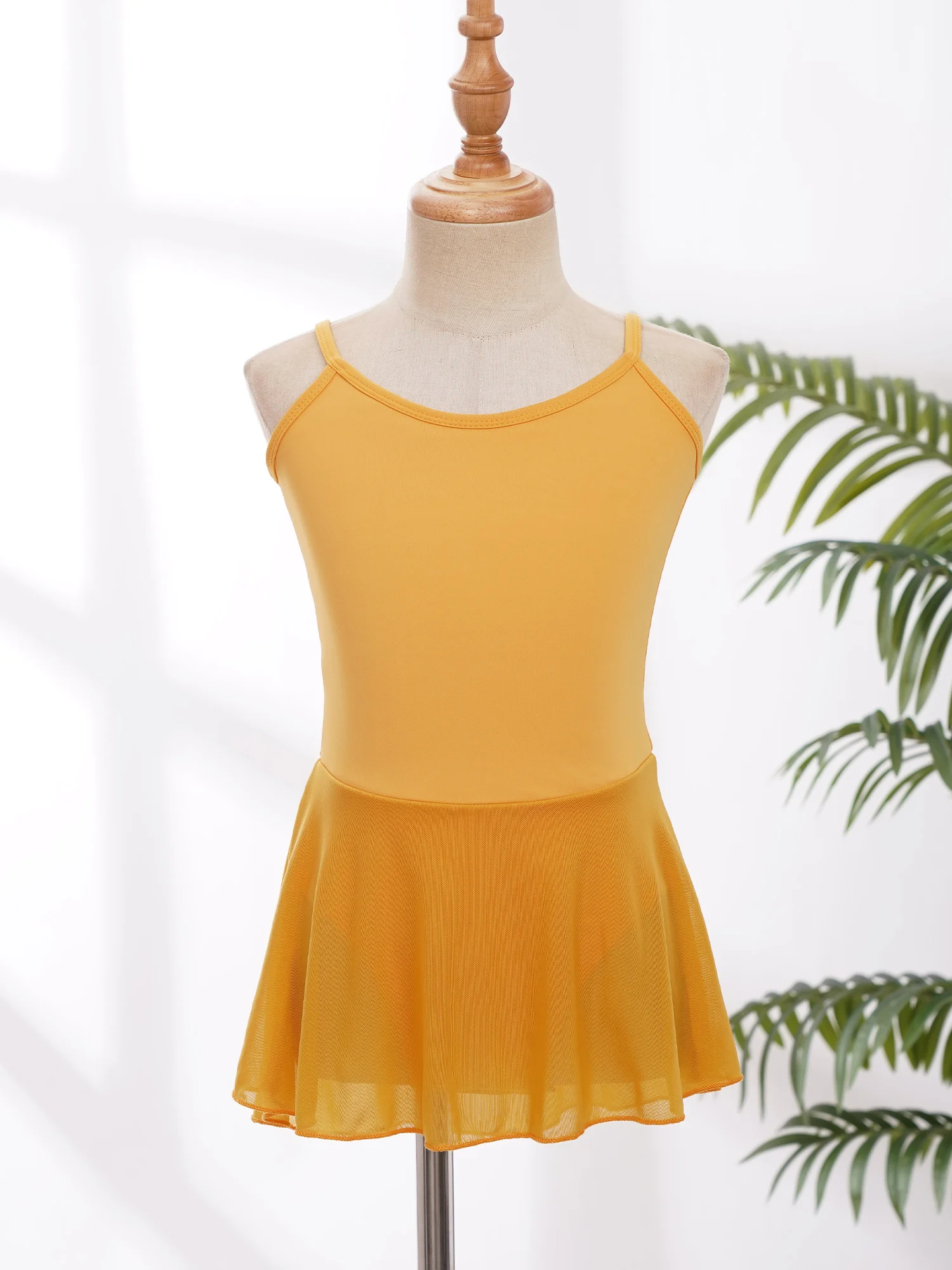 Ballet collant tutu vestido para meninas, crianças dancewear, bailarina roupas de prática de dança, spaghetti strap ginástica treino bodysuit