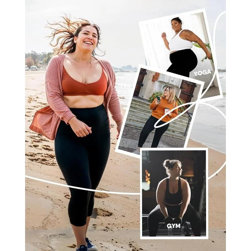 プラスサイズ女性用スリムフィットパンツ3点セット ハイウエストストレートレッグ 韓国風Sle PVC素材 中高年女性用カジュアルパンツ