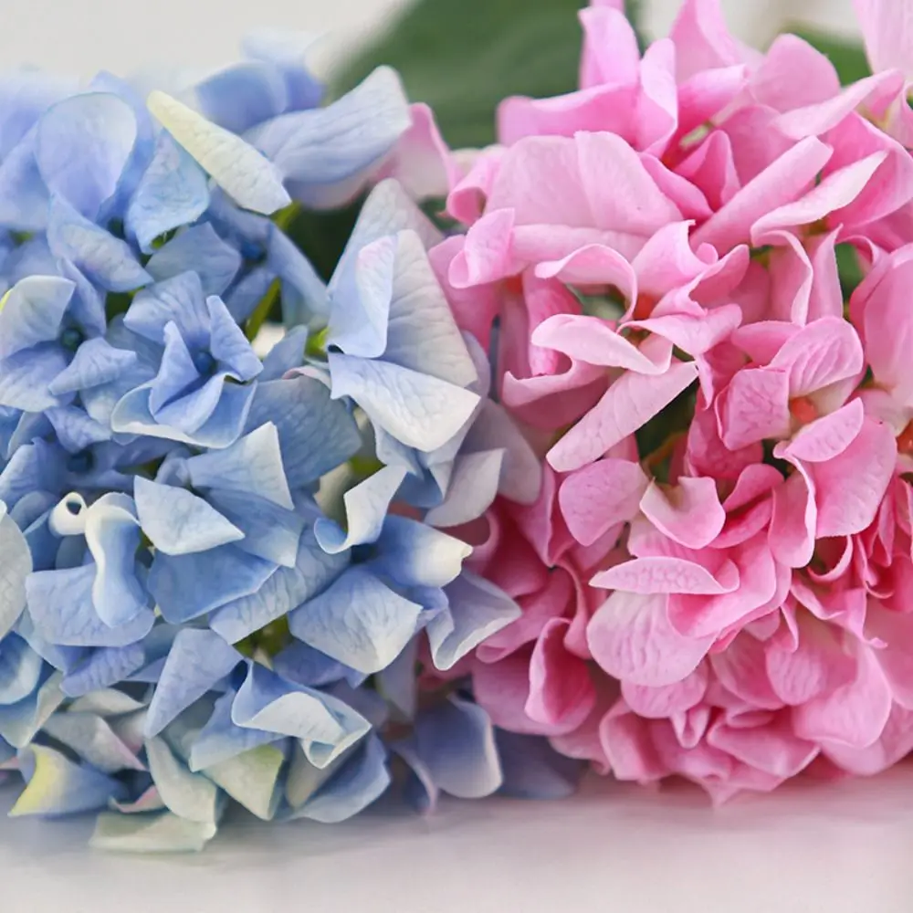 Moisturizing Feel Artificial Hydrangea Multicolor Real Touch Fake Flowers DIY Silk Flower Flower Arrangements Wedding Flowers