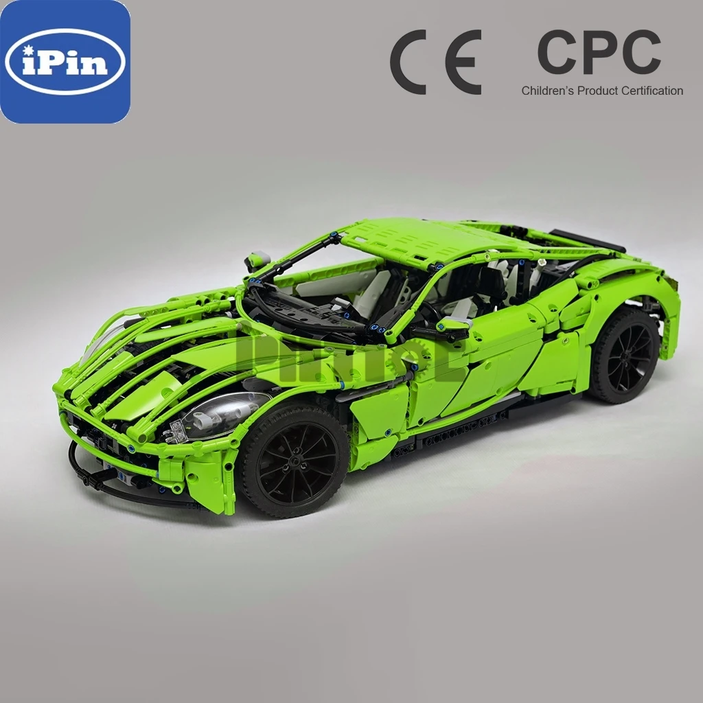 

Moc-7202 Martin DB11 super sports car Boy Gift splicing building block technology assembly 2931pcs