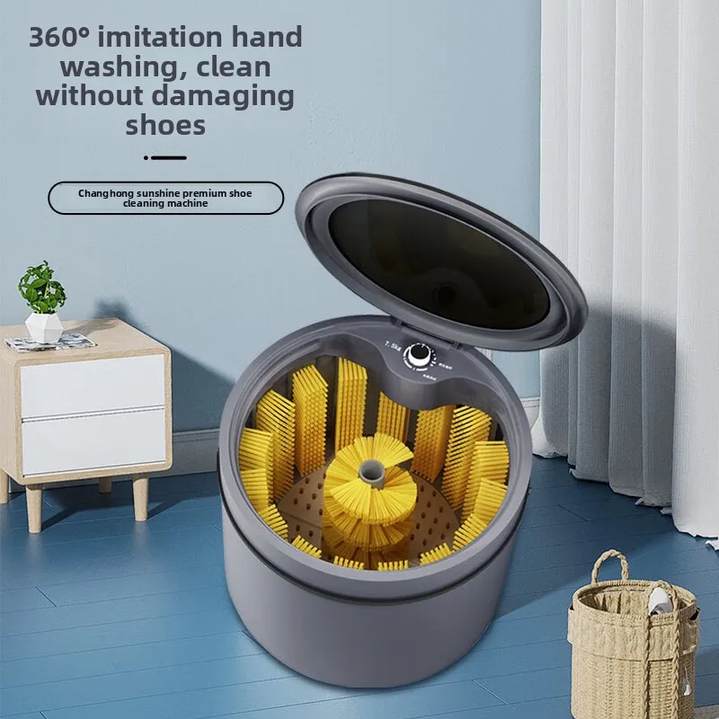 Built-In Electric Full-Wall Brush 360 No-Dead-Angle Smart Eco-Friendly Multifunctional Home & Hotel Shoe Washing Machine