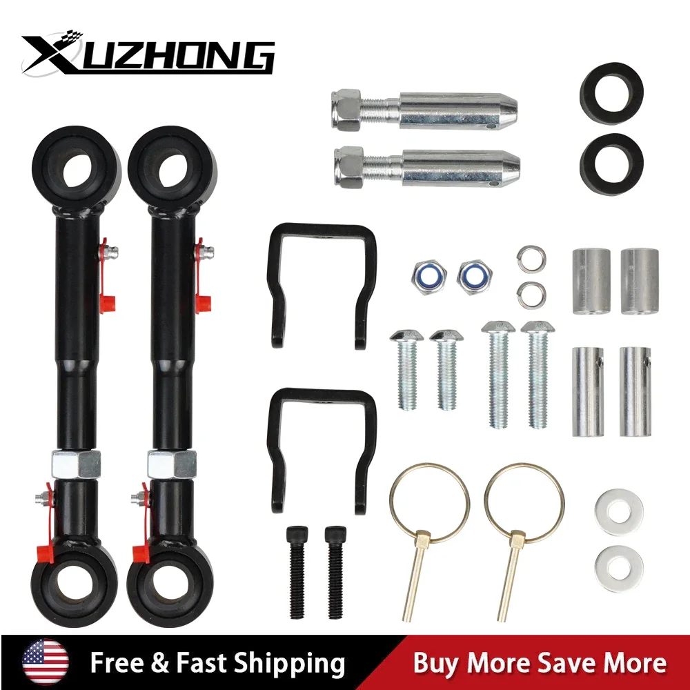

Front SwayBar Quick Disconnect Adjustable 2.5-6" Lifts For Wrangler 1998-2006 TJ Cherokee 1984-2001 XJ