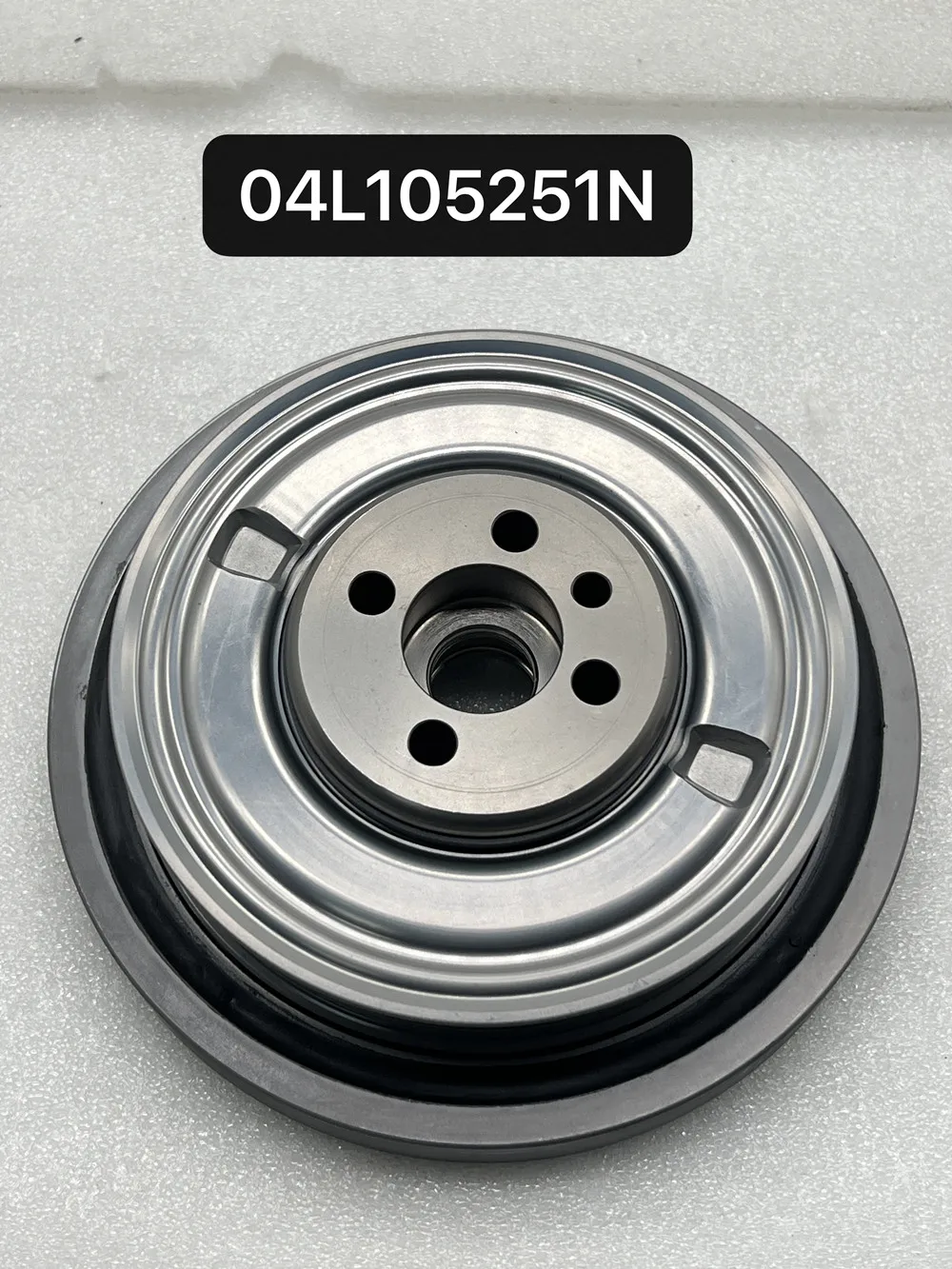 Genuine NEW Engine Crankshaft Pulley Vibration Damper OEM 04L-105-251-N / 04L105251N For VW TRANSPORTER VI T6 04L105251B