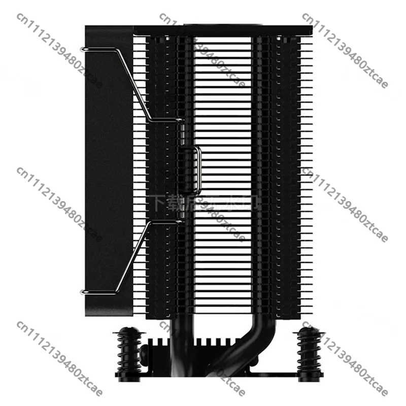 5th Gen Tower Aluminum CPU Radiator, Pure Copper Heat Conducting Tube PWM Large Cooling Fan Heatsink Compatible with Pi5